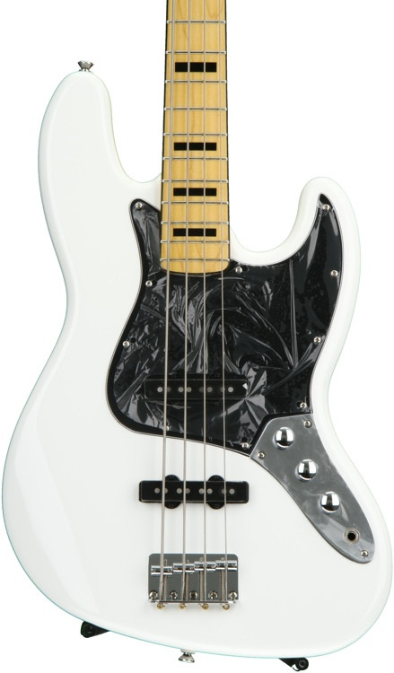 Squier Vintage Modified Jazz Bass '70s - Olympic White | Sweetwater