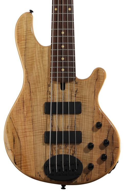 Lakland Skyline 5501 Deluxe Spalted Maple Bass Guitar Natural with