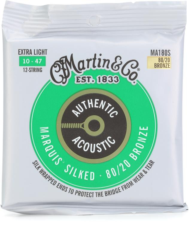 Martin MA180S Authentic Acoustic Marquis Silked 80/20 Bronze Guitar