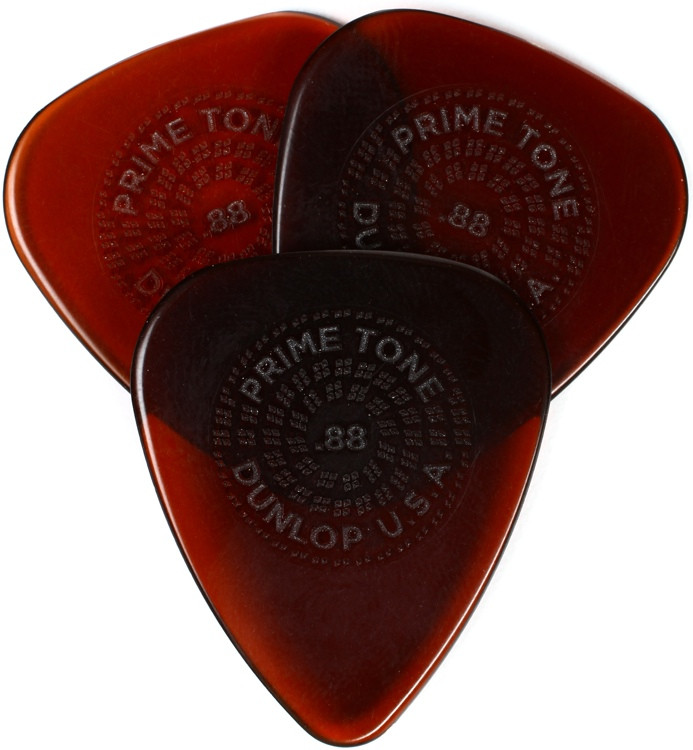 Dunlop Primetone Standard Pick with Grip .88mm 3pack Sweetwater