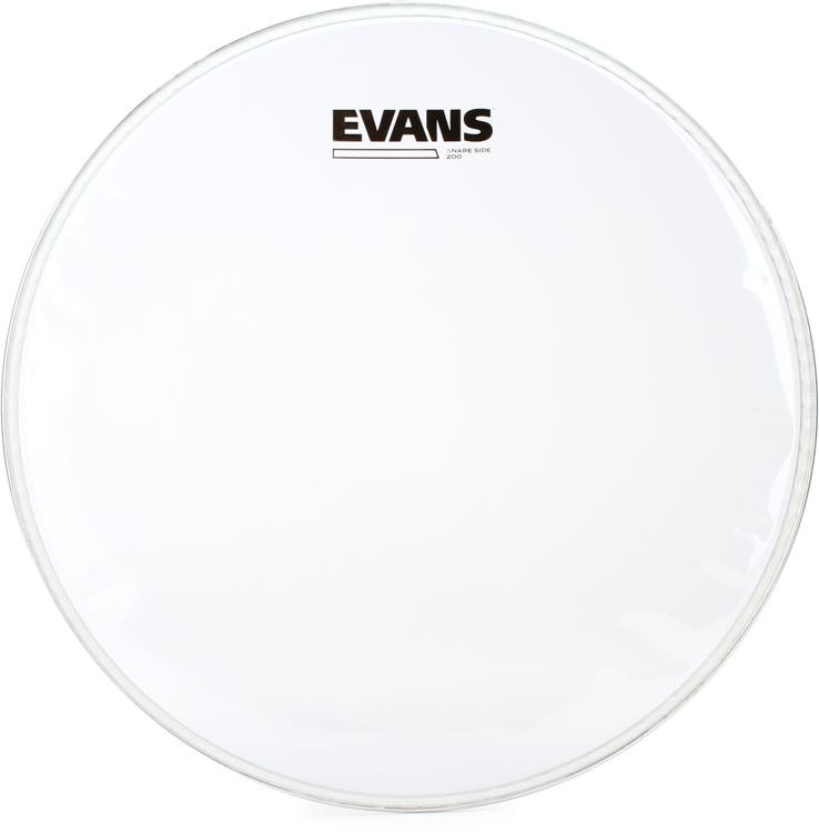 Evans Clear 200 Snare Side Drumhead 12 inch Sweetwater