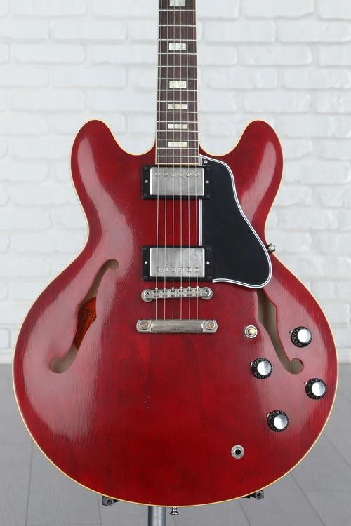 吉布森定制1964 es - 335再版Semi-Hollow电吉他-墨菲实验室超轻型年龄在60年代\樱桃图像1