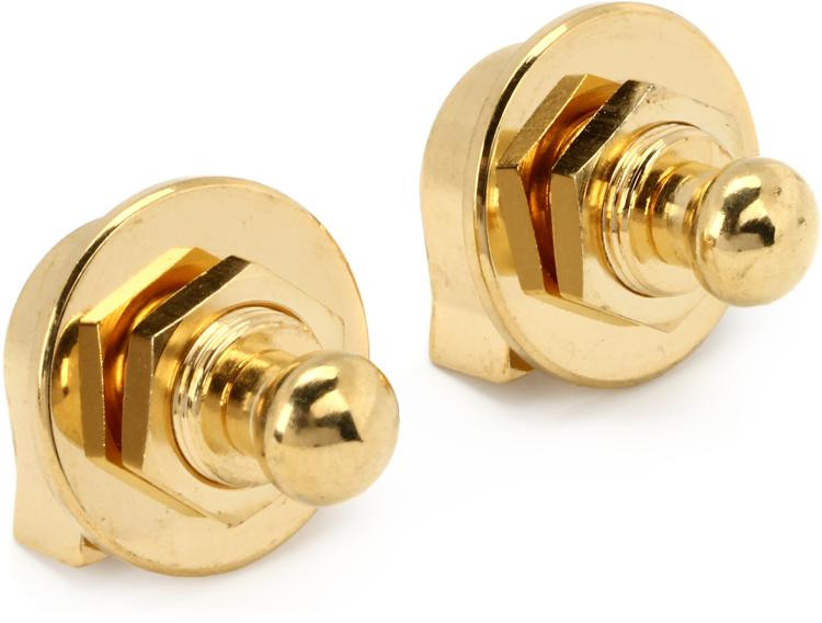 Fender Strap Locks and Buttons Set Gold Sweetwater
