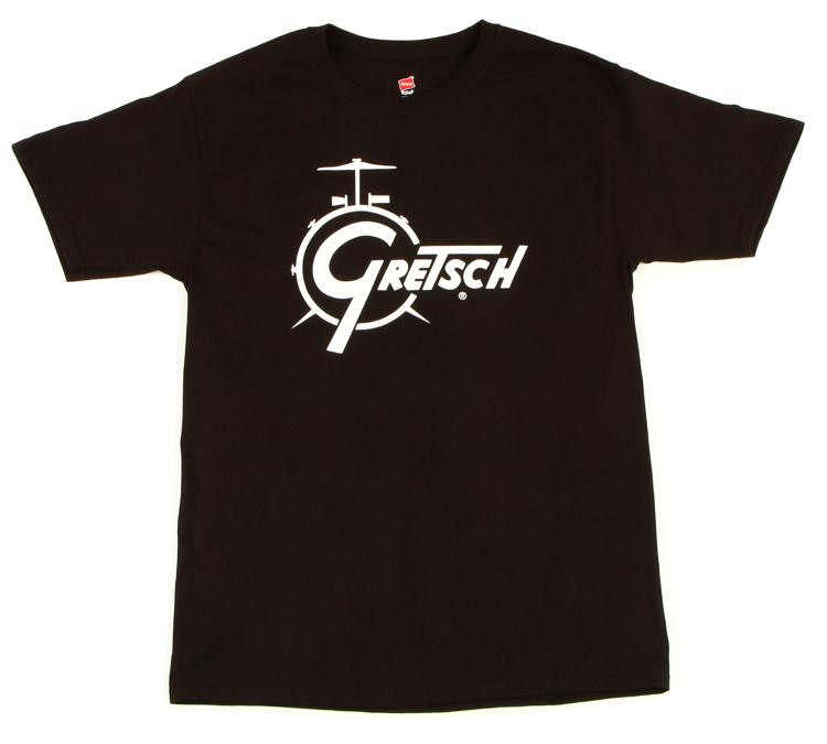 Gretsch Drums Classic Drums Logo Tee Black, Small Sweetwater
