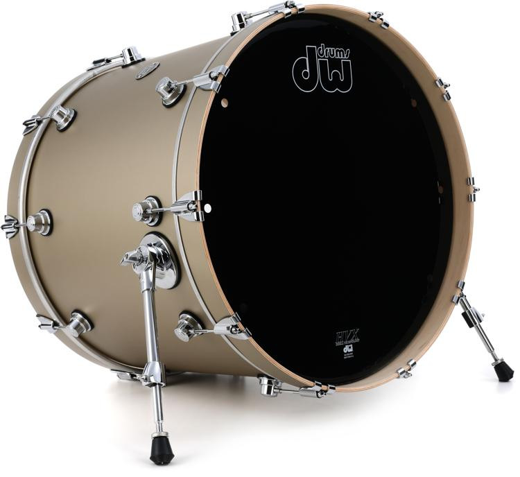 Dw Performance Series Bass Drum 18 Inch X 22 Inch Gold Mist Sweetwater 