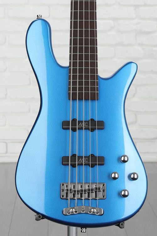 Warwick Rockbass Streamer 5 LX Electric Bass Guitar - Metallic Blue