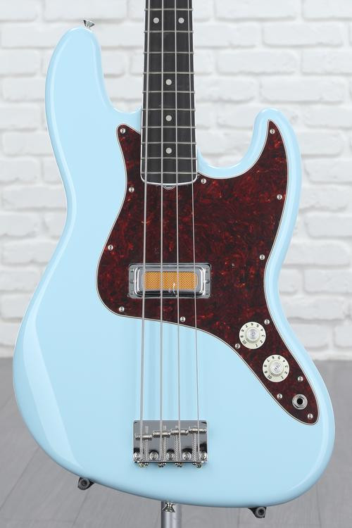 Fender Gold Foil Jazz Bass 4string Bass Guitar Sonic Blue Sweetwater