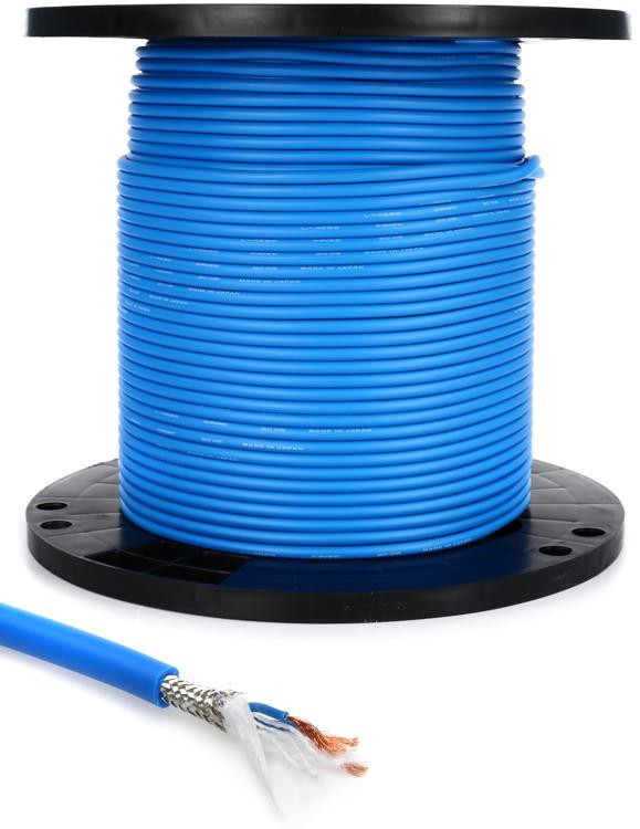 Canare L4E6S Star Quad Bulk Microphone Cable Blue 500 Foot Sweetwater