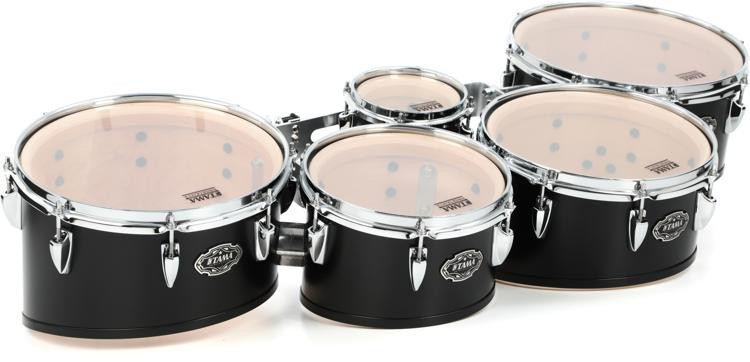 Tama Fieldstar Marching Tenor Drums Quint - 6/10/12/13/14 inch - Satin ...