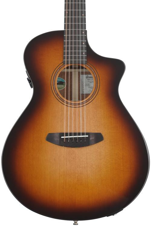 Breedlove Organic Solo Pro Concert CE 12string Acousticelectric Guitar Edgeburst Sweetwater