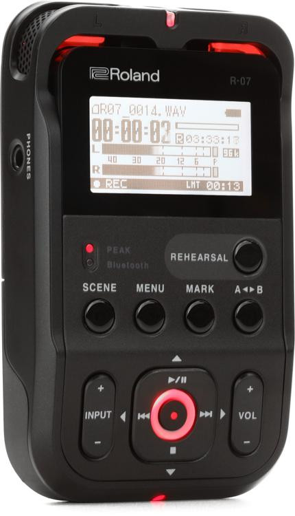 Roland R-07 2-channel Handheld Recorder | Sweetwater