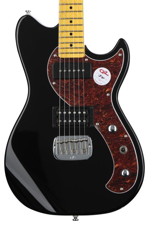 G&L Tribute Fallout Electric Guitar - Gloss Black | Sweetwater