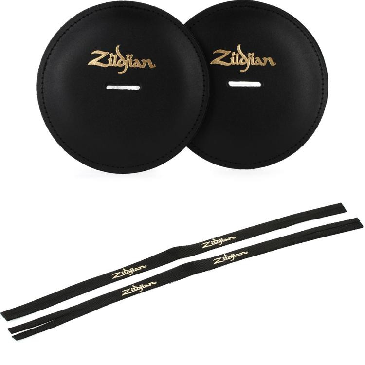 Zildjian Leather Cymbal Pads and Nylon Straps Pair Sweetwater
