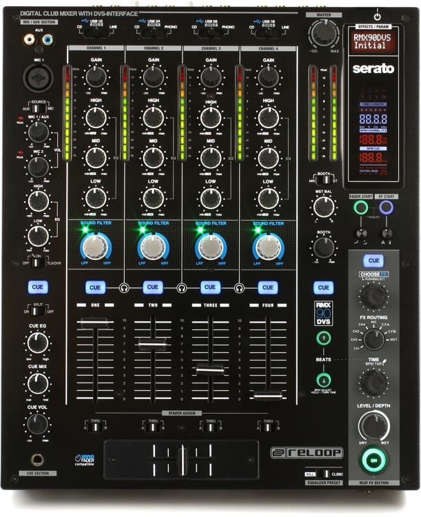 Reloop RMX90 DVS 4channel DJ Controller with Serato Compatibility