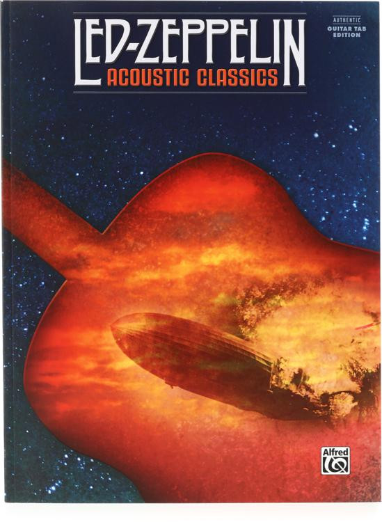 Alfred Led Zeppelin Acoustic Classics Revised Guitar Tablature Book