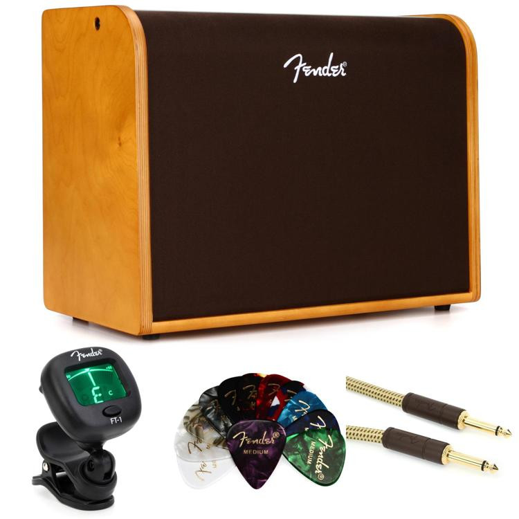 Fender Acoustic 100 100watt Acoustic Amp Essentials Bundle Sweetwater