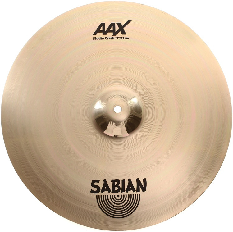 Sabian AAX Studio Crash Cymbal 17" Brilliant Finish Sweetwater