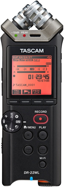 Tascam dr 22wl как usb микрофон