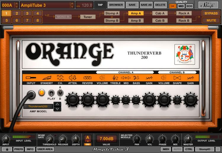 IK Multimedia AmpliTube Orange Software Suite