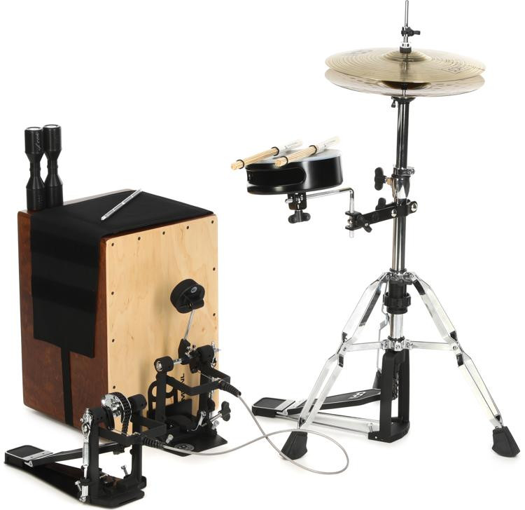 Meinl Percussion Cajon Drum Set with Cymbals and Hardware | Sweetwater