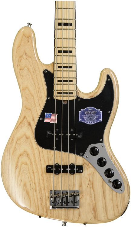 Fender American Deluxe Jazz Bass Natural Sweetwater