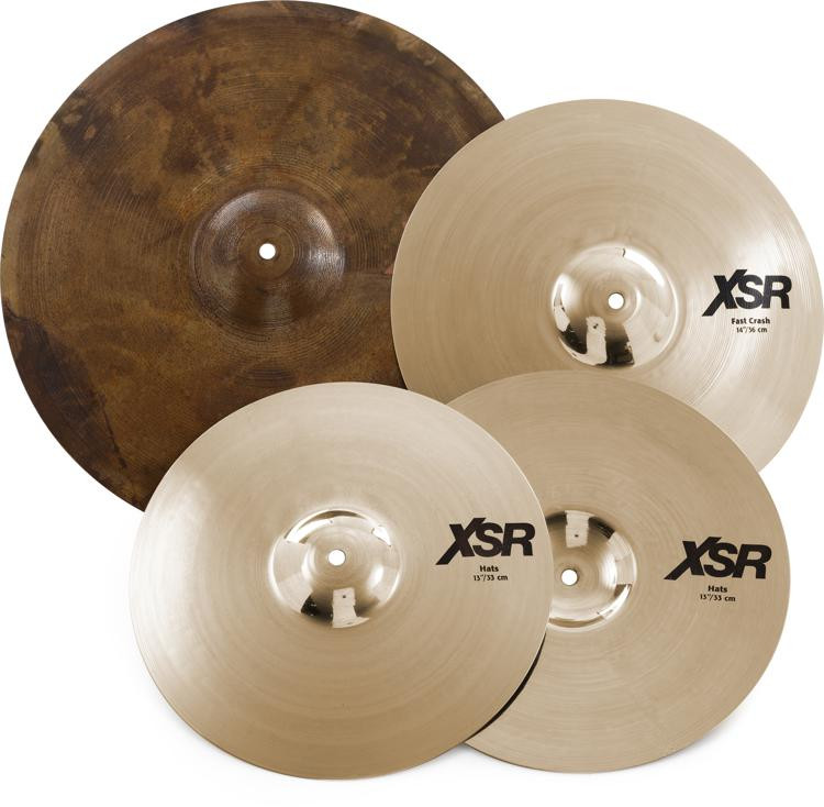 Sabian XSR Commuter Cymbal Set 13/14/18 inch Sweetwater