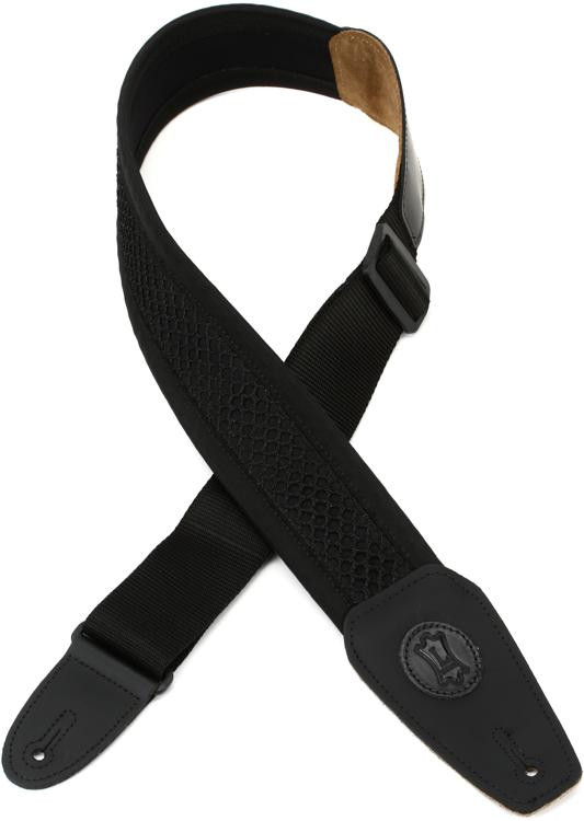 Levy's PM4NP Neoprene Guitar Strap Black Sweetwater