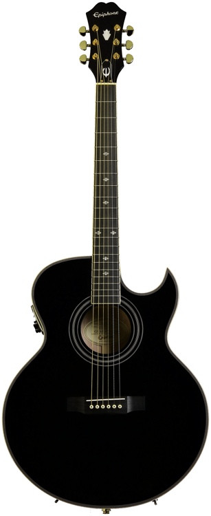 Epiphone PR-5E Acoustic-Electric Guitar - Natural with Mahogany- Ebony