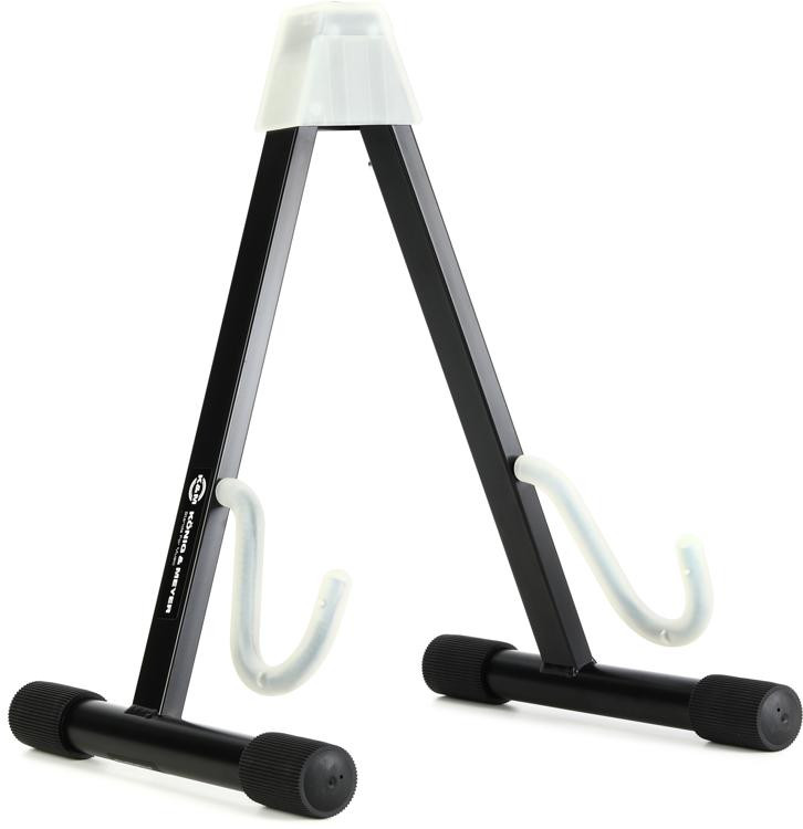 K&M 17540 E-Guitar Stand - Black and Translucent | Sweetwater