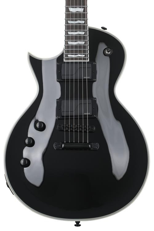 ESP LTD EC1000S Fluence, Lefthanded Electric Guitar Black Sweetwater
