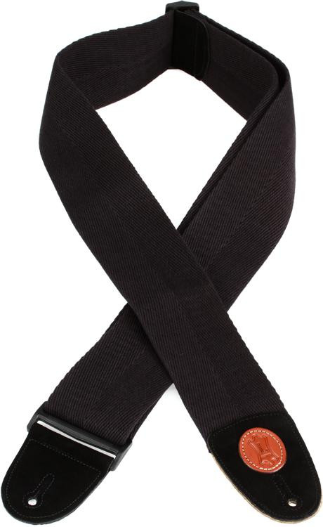 LEVY'S Mss2-4-blk Tracolla Per Basso In Pelle Signature Black 4 1