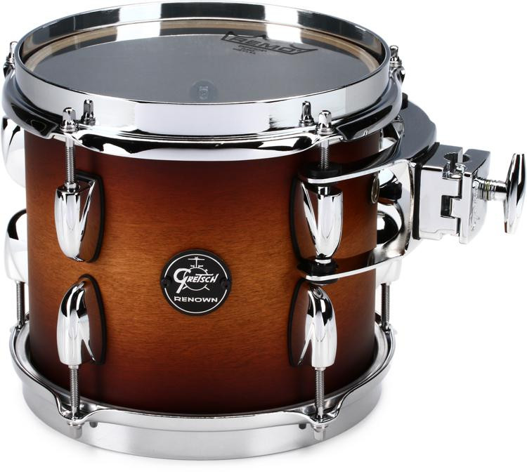 Gretsch Drums Renown Mounted Tom 7 x 8 inch Satin Tobacco Burst