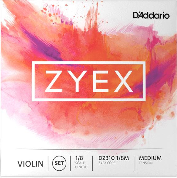 D'Addario DZ310 Zyex Violin String Set 1/8 Size (10pack) Sweetwater