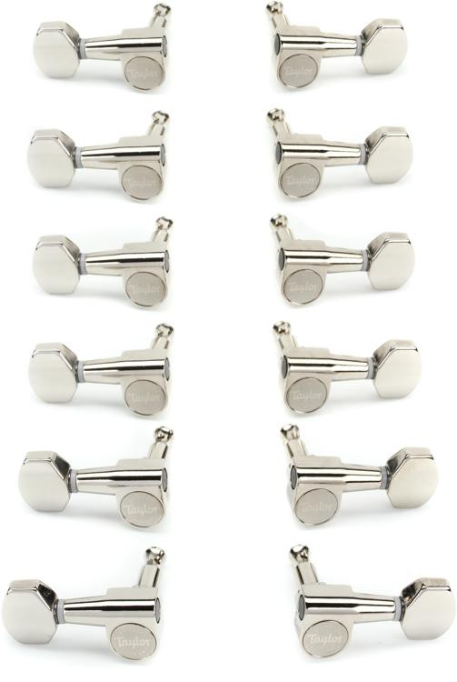 Taylor 12string Guitar Tuners 118 Ratio Polished Nickel Sweetwater