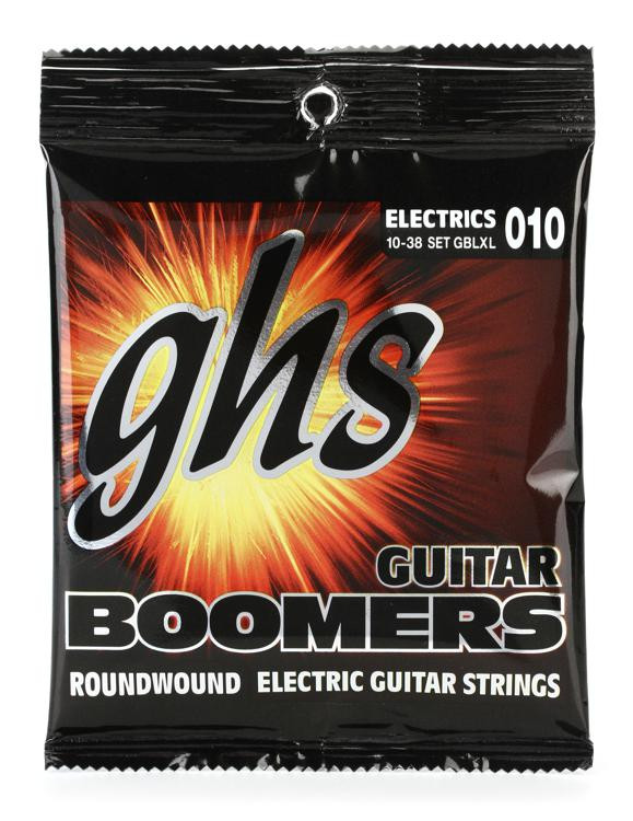 GHS GBXL Guitar Boomers Electric Guitar Strings - .010-.038 Light/Extra ...