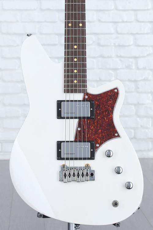 Reverend Descent W Baritone Electric Guitar White Sweetwater