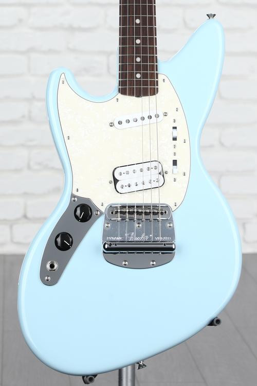 Fender JagStang Lefthanded Electric Guitar Sonic Blue Sweetwater