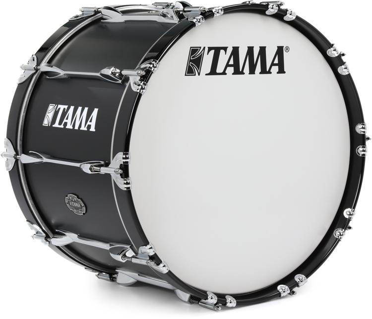 Tama Fieldstar Marching Bass Drum - 20-inch x 14-inch, Satin Black ...