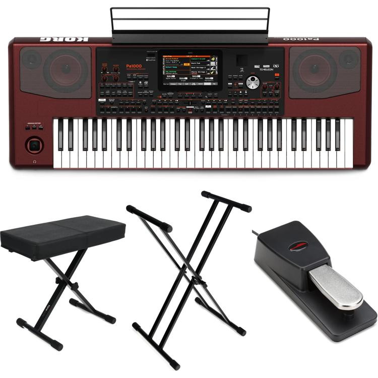 Korg Pa1000 61-key Professional Arranger Essentials Bundle | Sweetwater