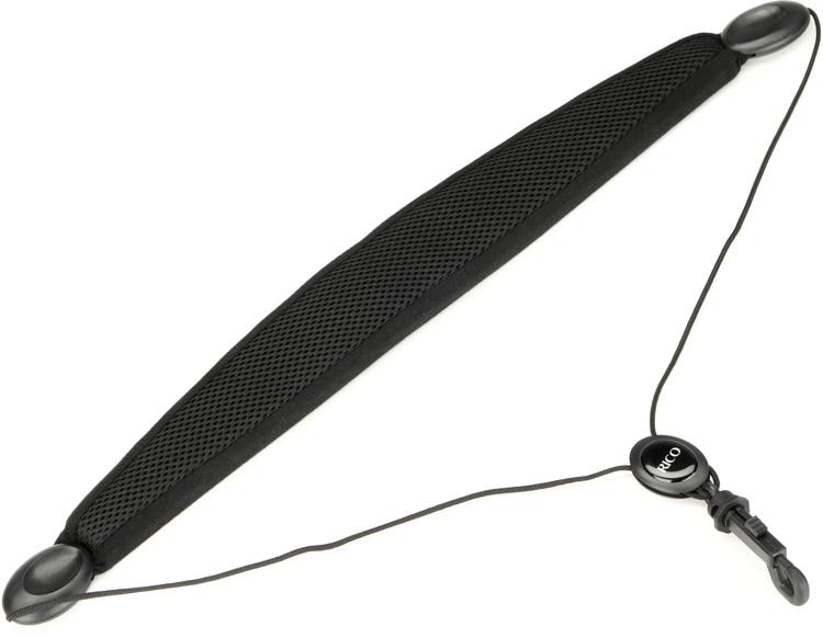 D'Addario SLA18 Padded Tenor/Baritone Saxophone Neck Strap Snap Hook