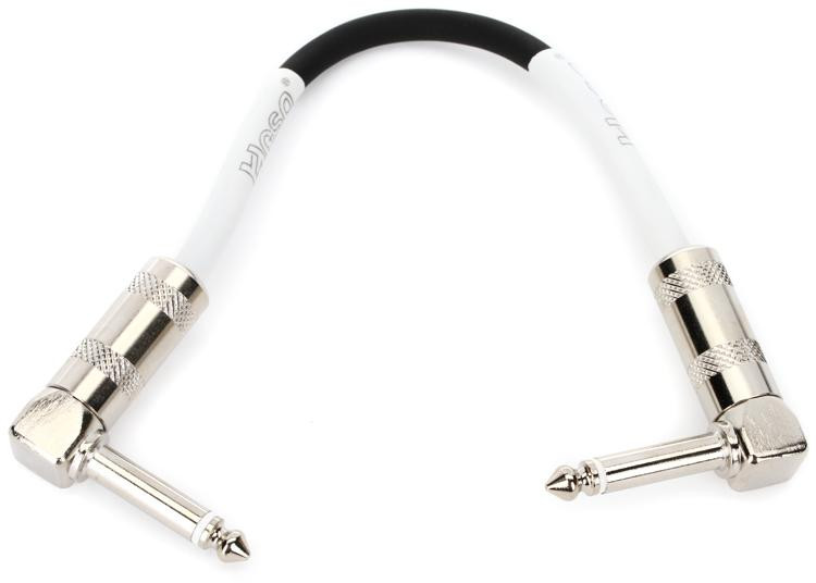 Hosa CPE106 Guitar Pedalboard Patch Cable Right Angle to Right Angle