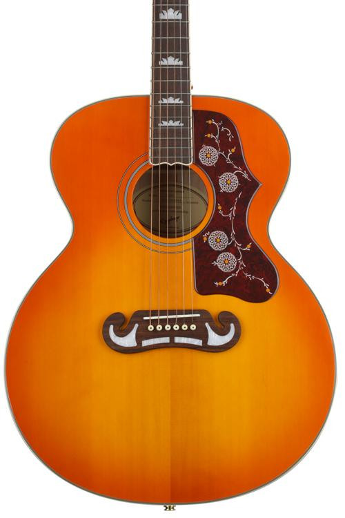 Epiphone J-200 Acoustic-Electric - Heritage Cherry Sweetwater Exclusive