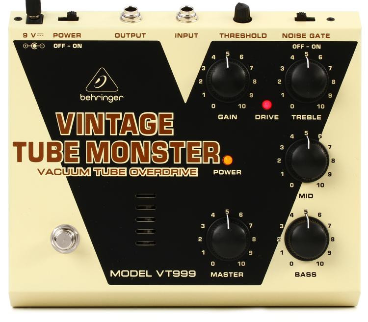 Behringer VT999 Vintage Tube Monster Overdrive Pedal Sweetwater