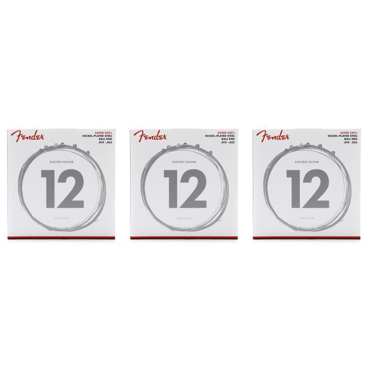 Fender 250H Super 250's NickelPlated Steel Electric Guitar Strings
