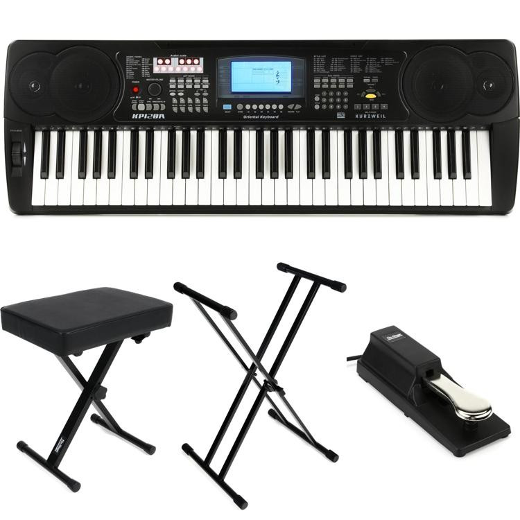 Kurzweil KP120A 61-key Portable Arranger Essentials Bundle | Sweetwater