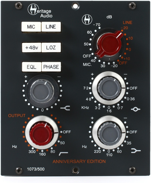 Heritage Audio 1073/500 Microphone Preamp & EQ Sweetwater