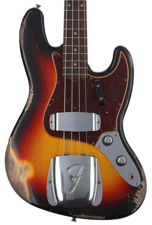 Fender Custom Shop 1960 Jazz Bass Heavy Relic 3Color Sunburst