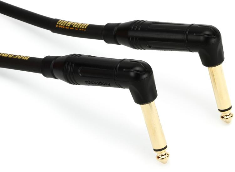 Mogami Gold Instrument 02RR Right Angle to Right Angle Pedal Cable - 2 ...