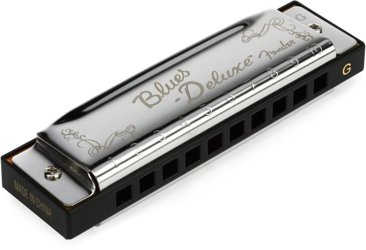 Fender Blues Deluxe Harmonica Key of G Sweetwater