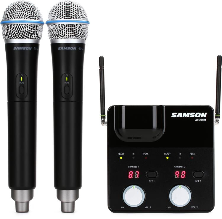 Samson Concert 288m Handheld DualChannel Wireless System with Q8x